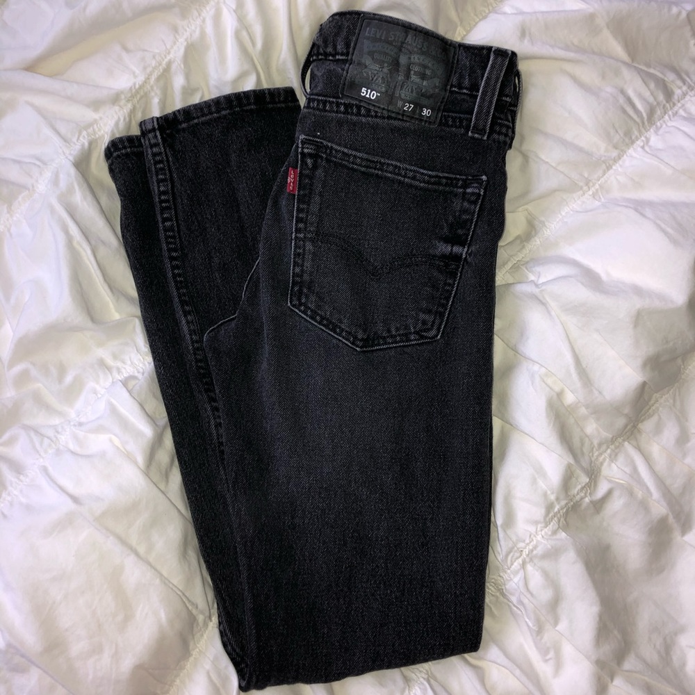 BLACK LEVIS 510 JEANS!!!